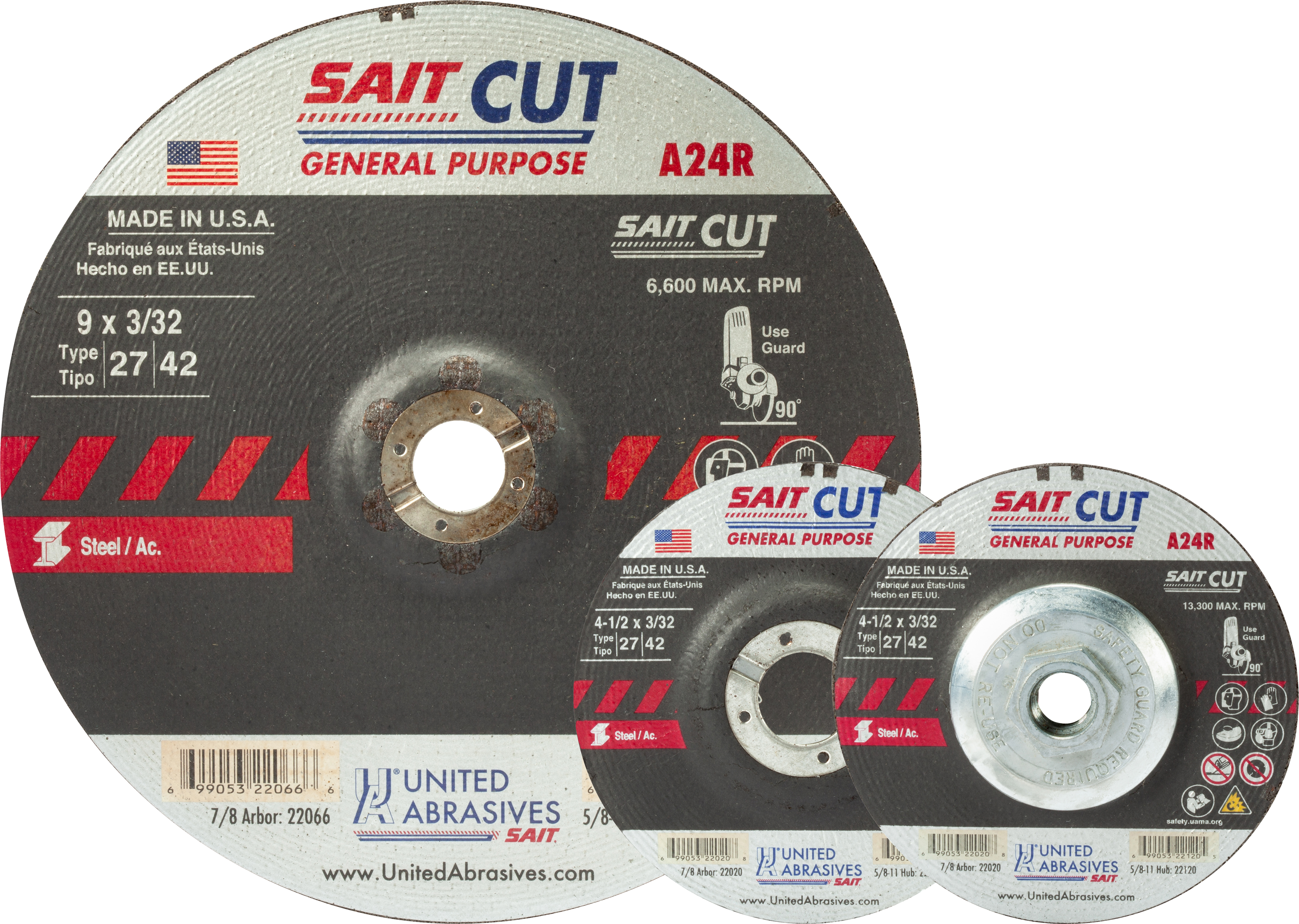 DT 7 X 3/32 X 7/8 A24R - Cutting Wheels